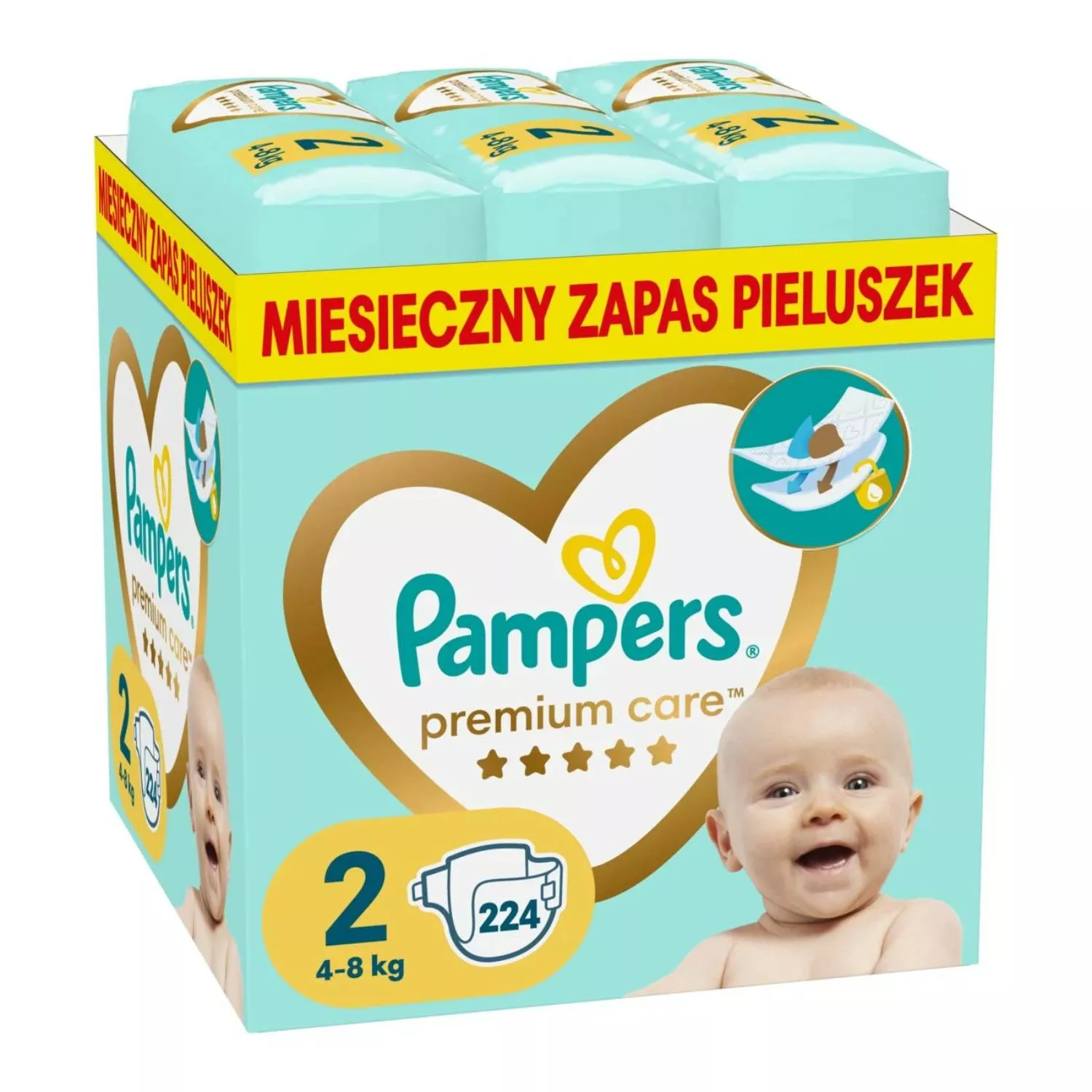 pampers premium care size 1 cena