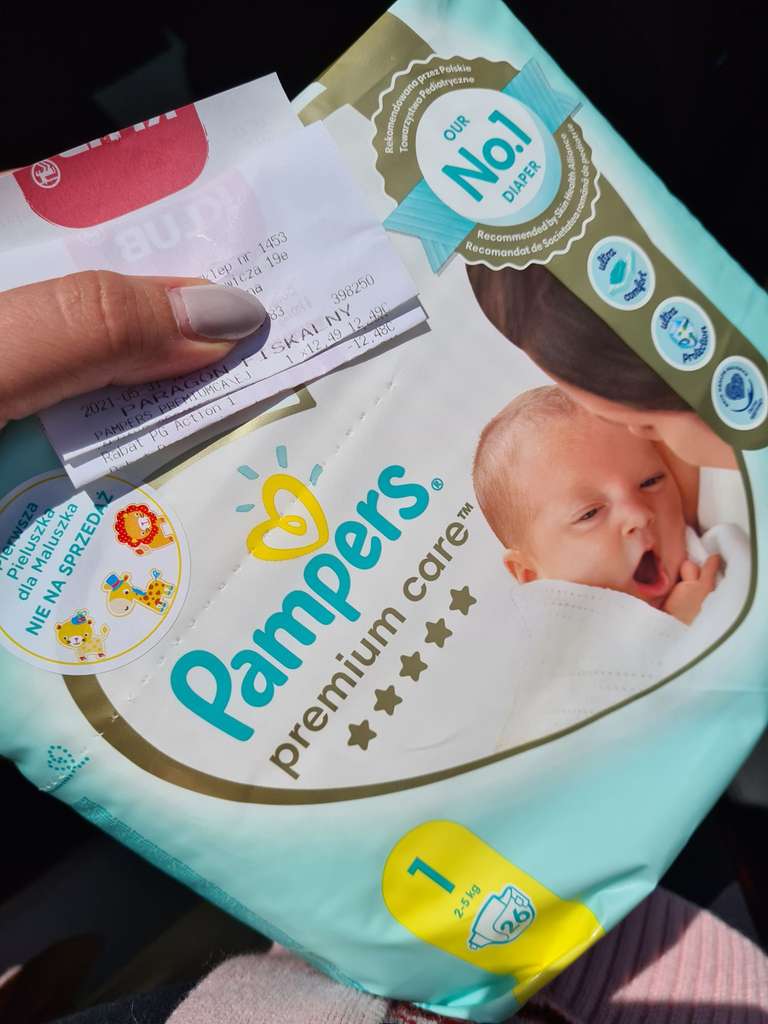 pieluchomajtki pampers 4 dziwne zapięcie z tylu