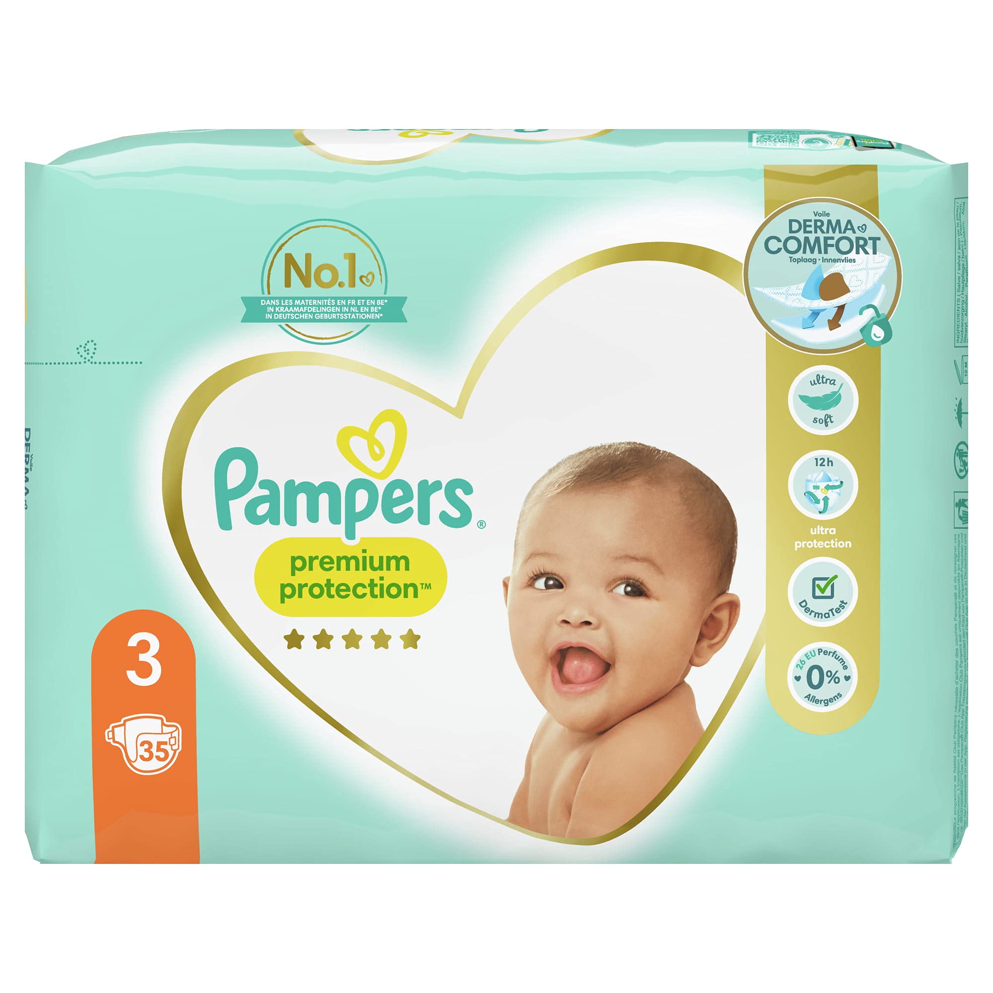 pampers active girl