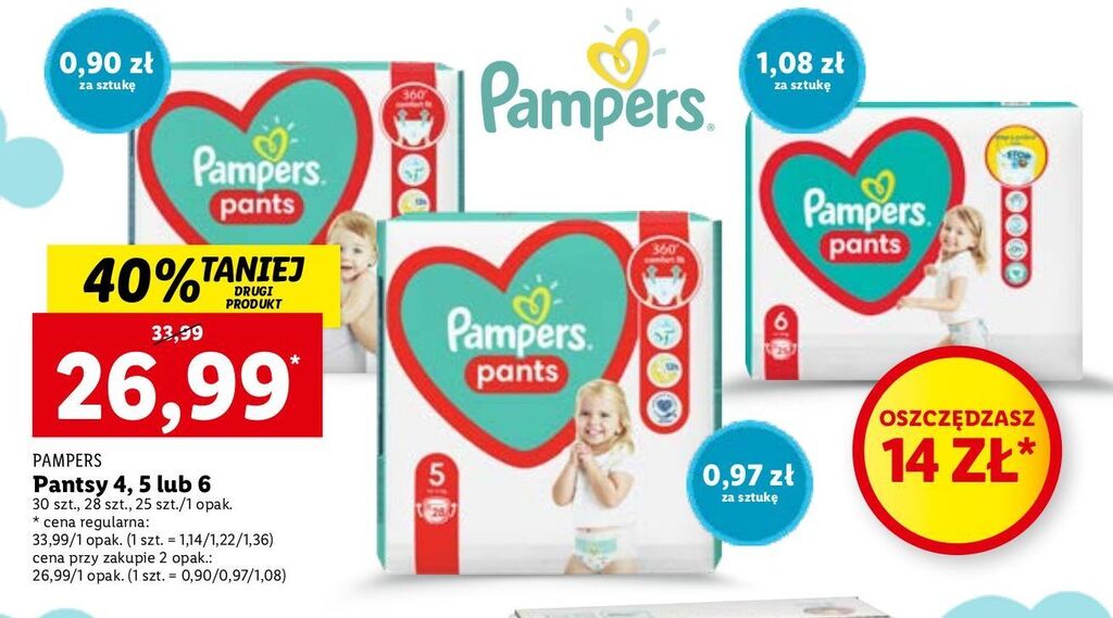 pampers fresh clean chusteczki 64 szt