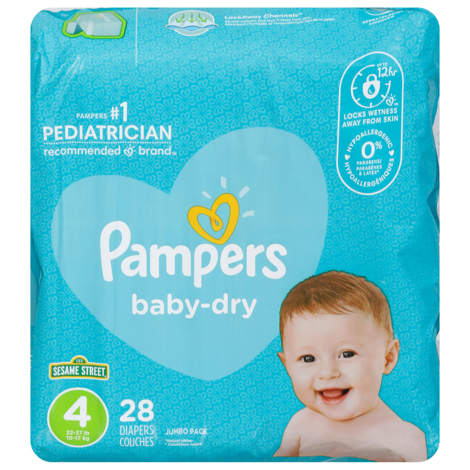 pampers mega pack+ 4