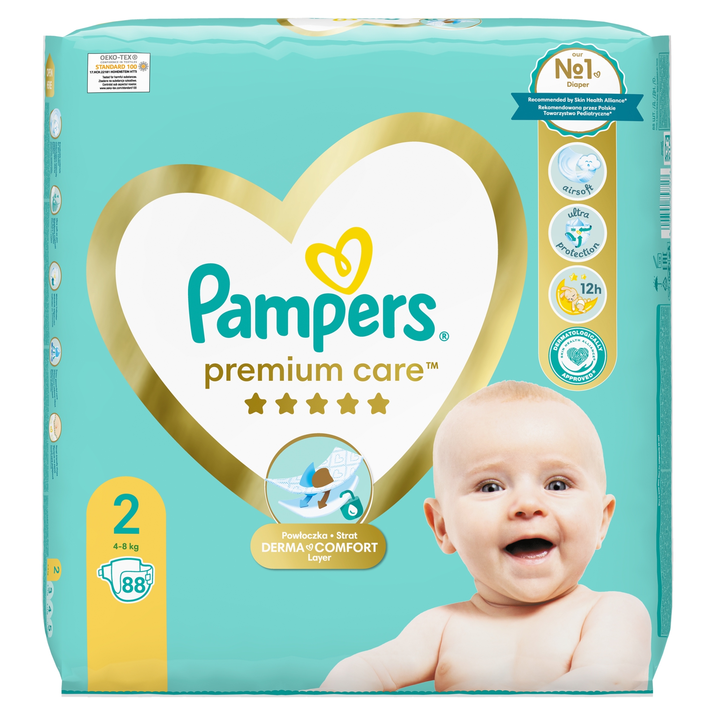 giant box pampers 2 144