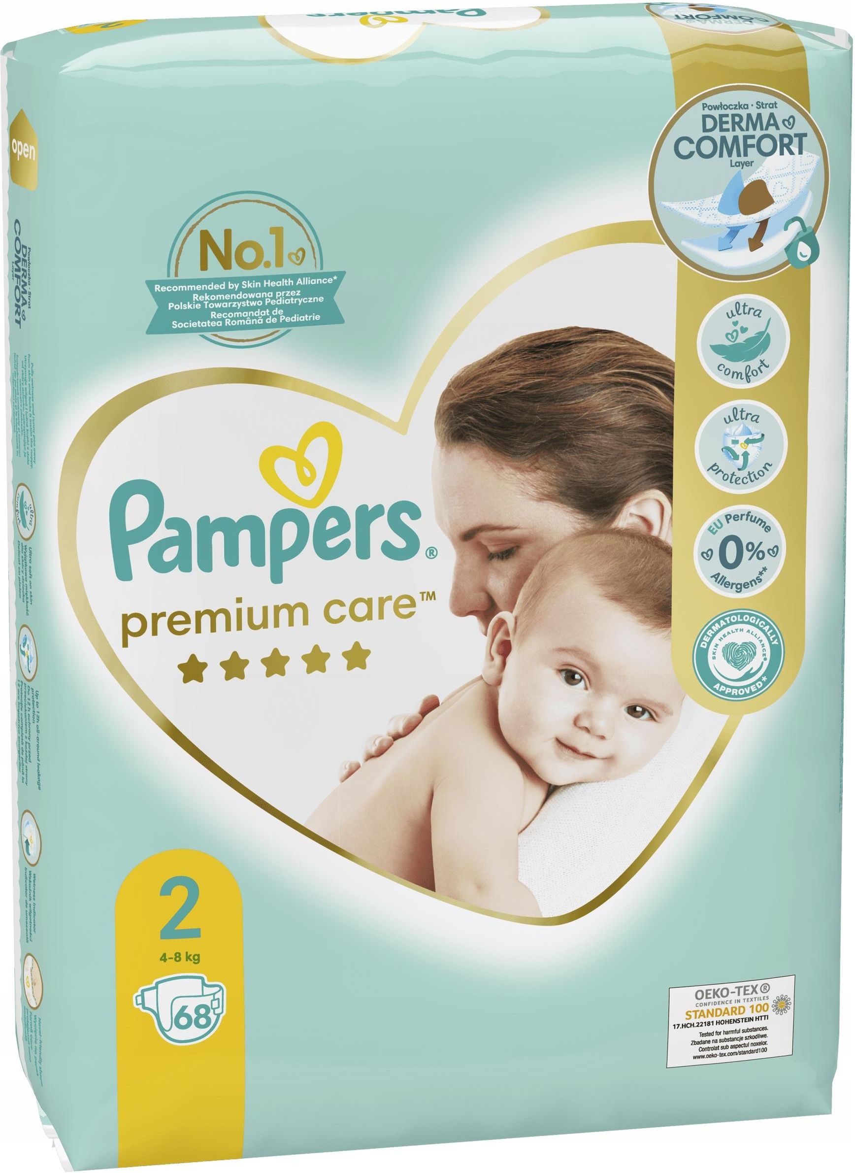 tesco pieluchy pampers premium care 4