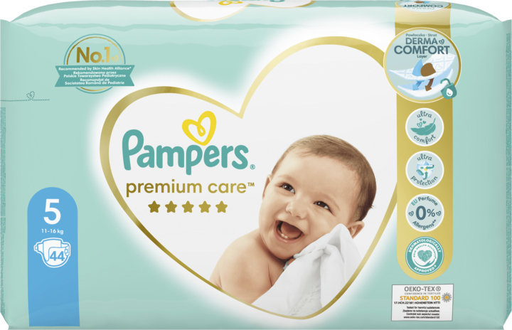 pampers na dziecku