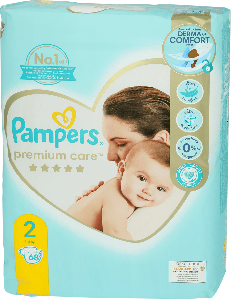 tesco zakupy pieluchy pampers premium care 1