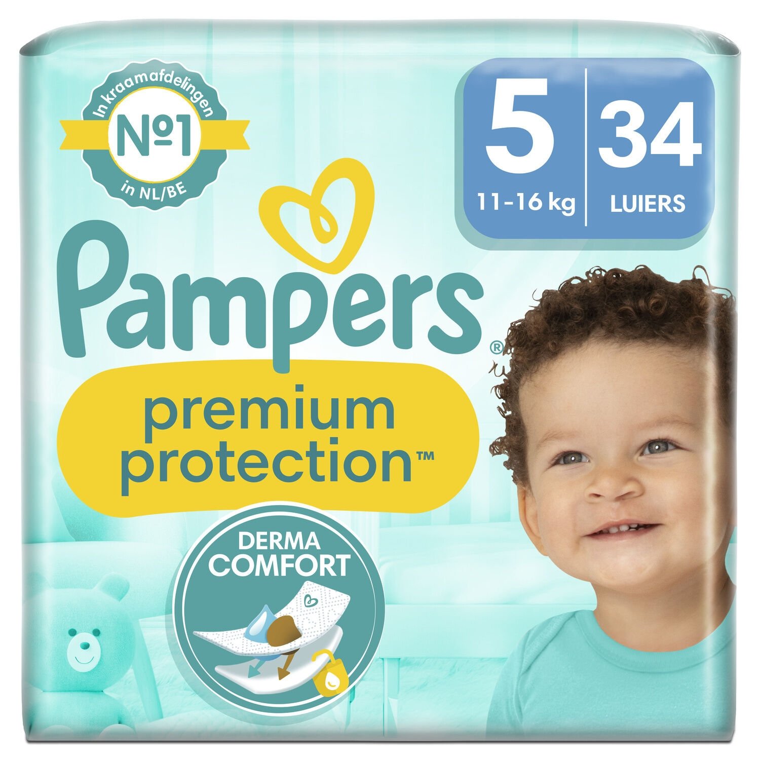 pampers premium care new baby 3-6 kg 80 szt