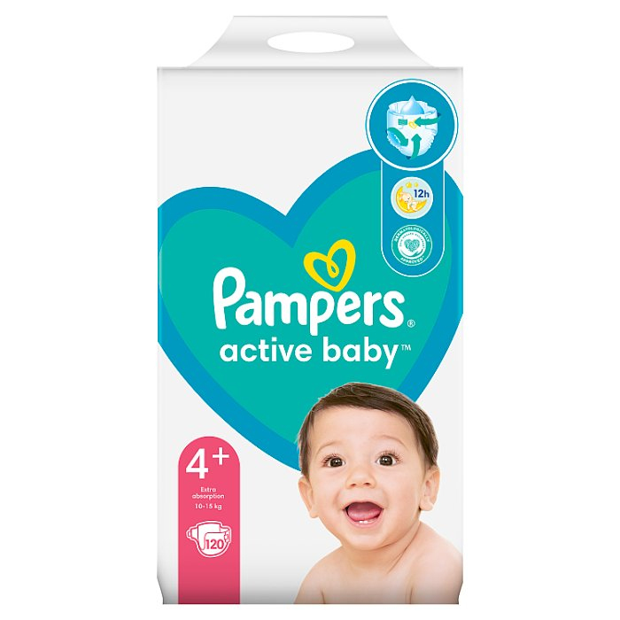 pieluchy pampers active baby mega box