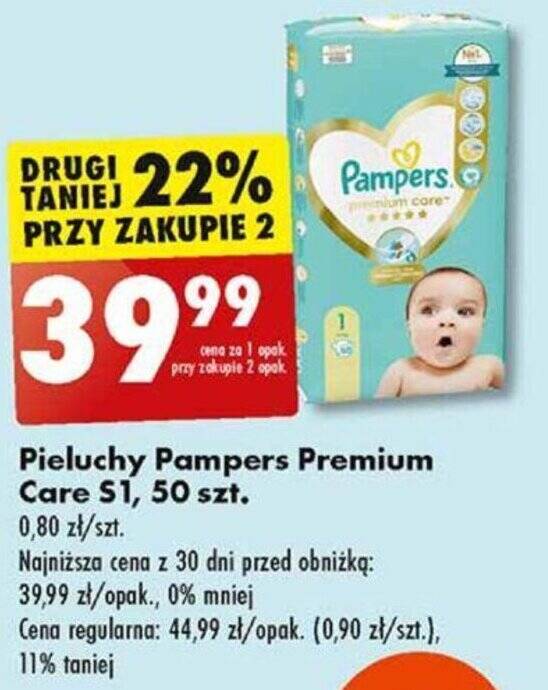 pampers majtki 6 cena 88 szt