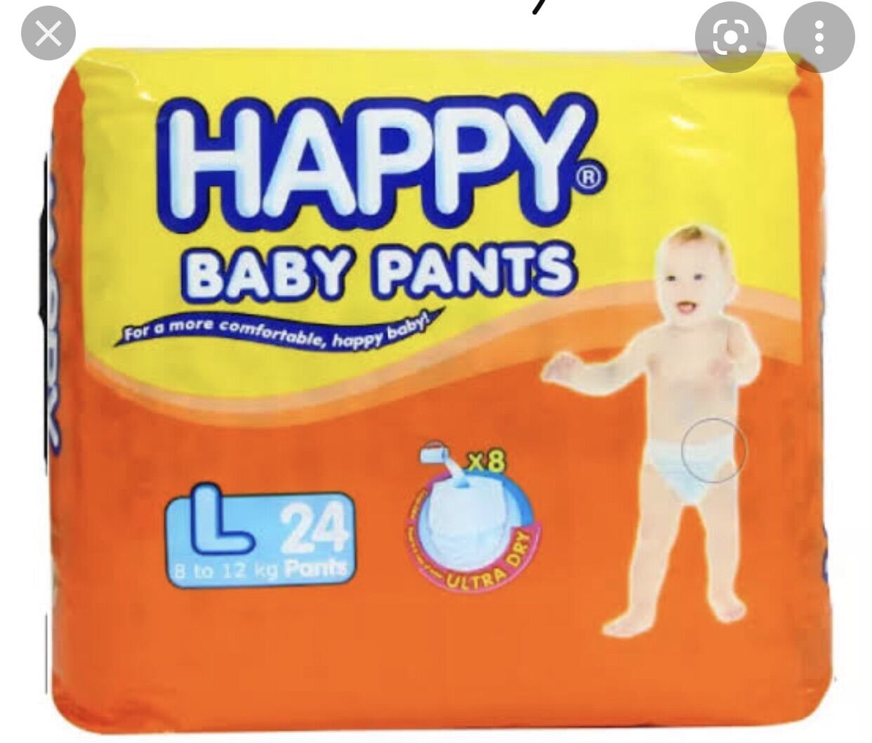 pampers care 2 male opakowanie