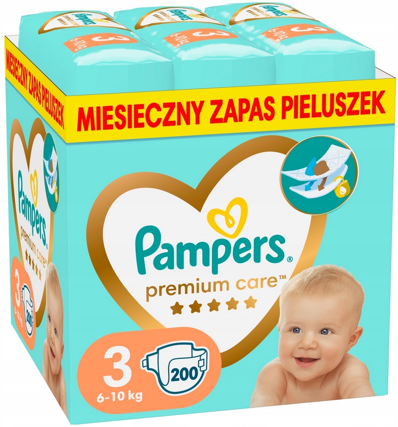 pampers premium care mega box pieluchy jednorazowe new born