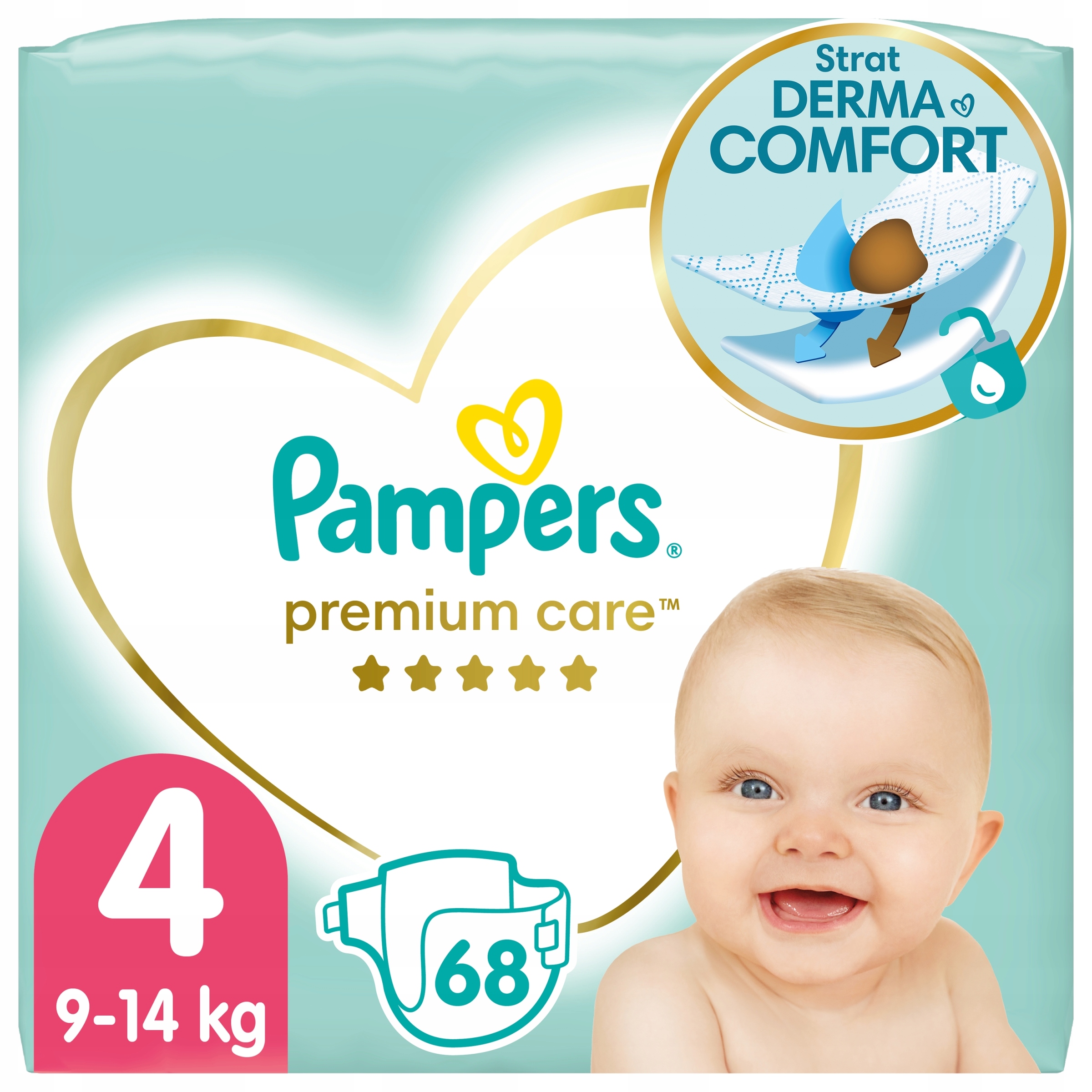 pampers active baby dry 4 76 szt