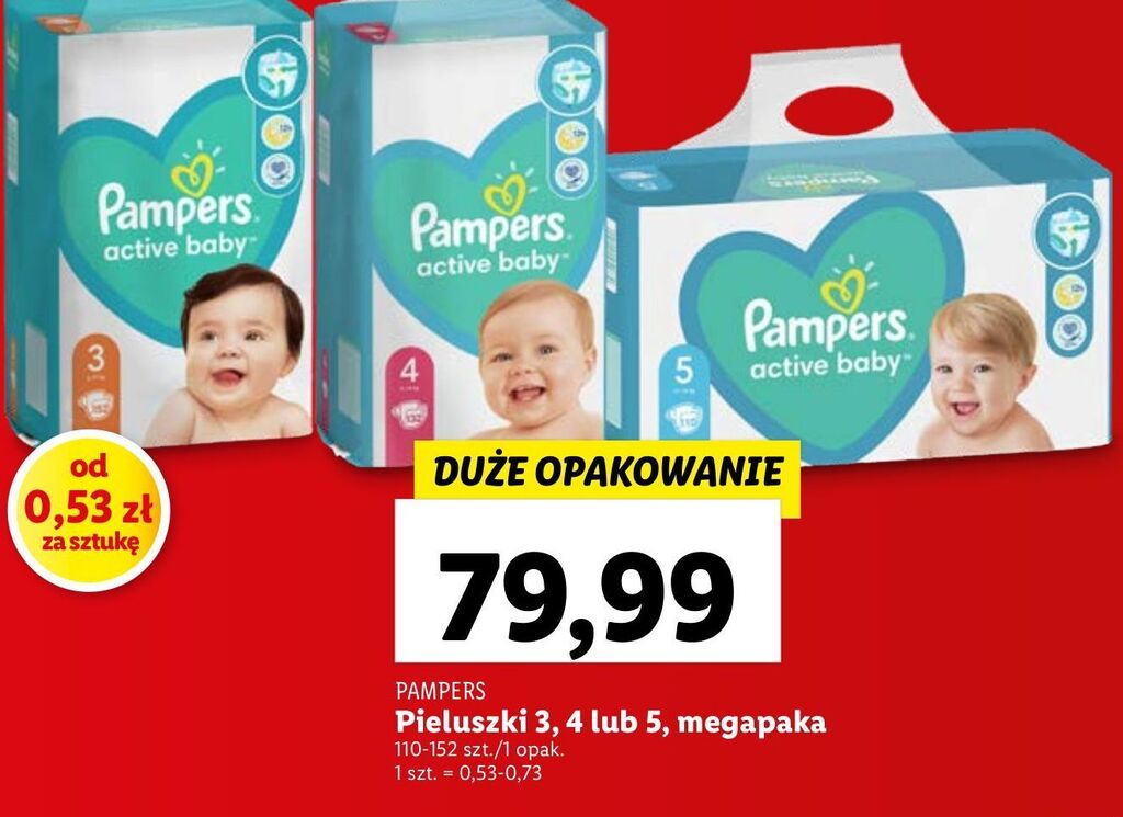 pampers duża paka 4