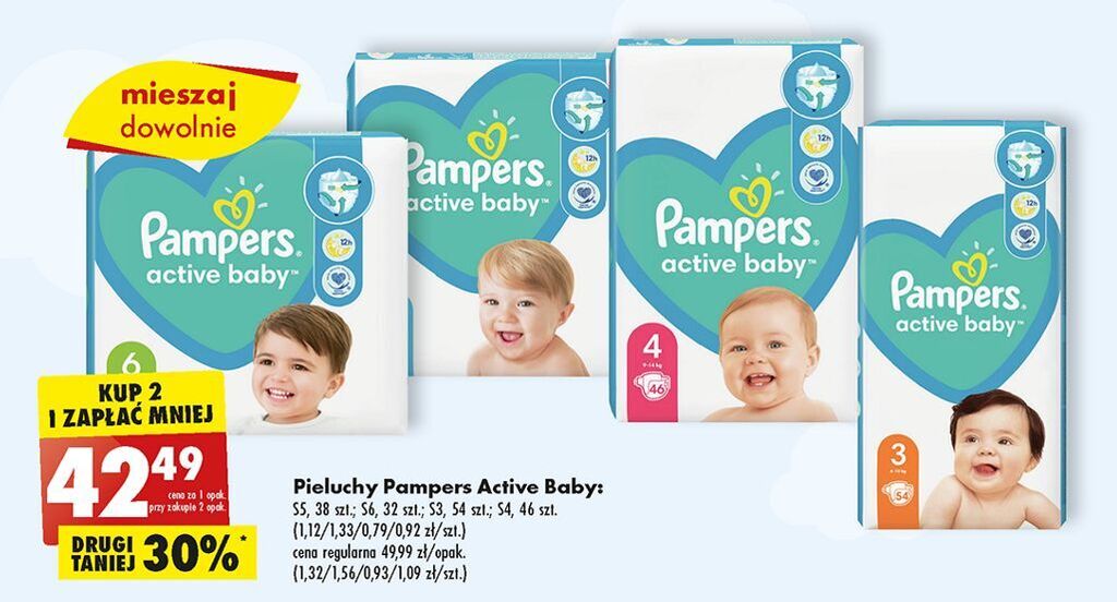 pampers actice baby 4