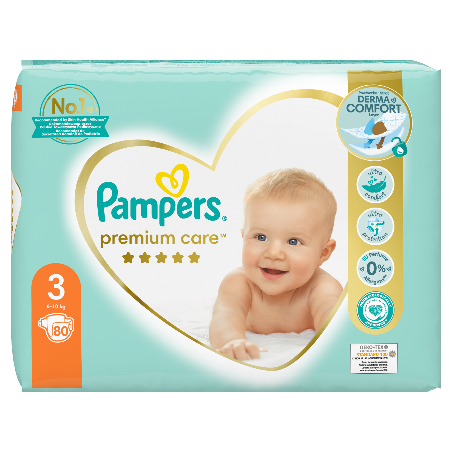 pampers.premium care jak wygląda