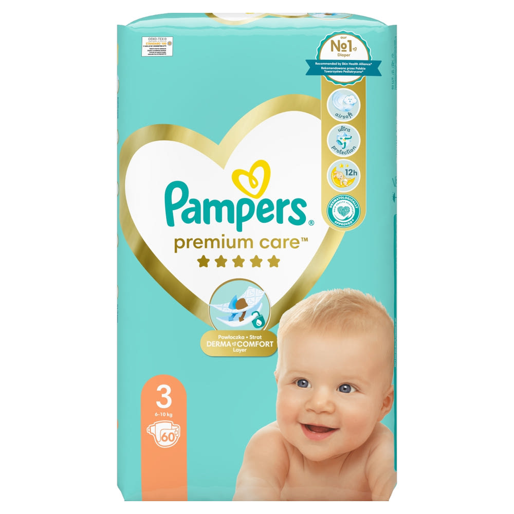 chusteczki dla niemowląt pampers