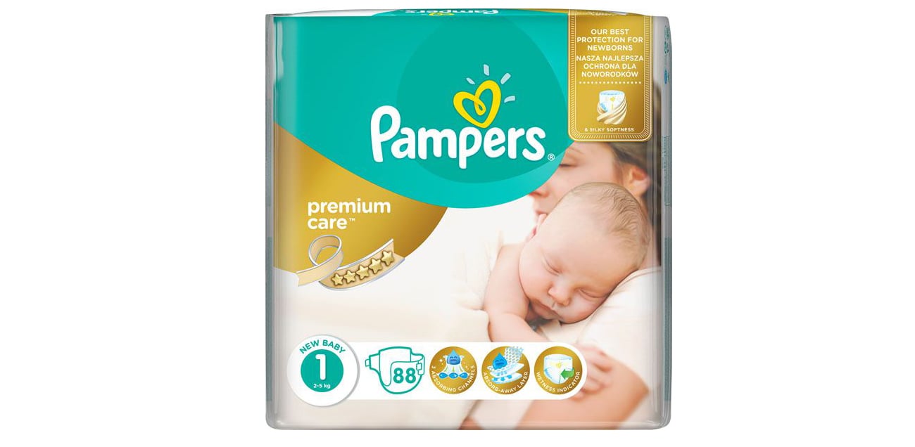 pampers 1 zakładanie