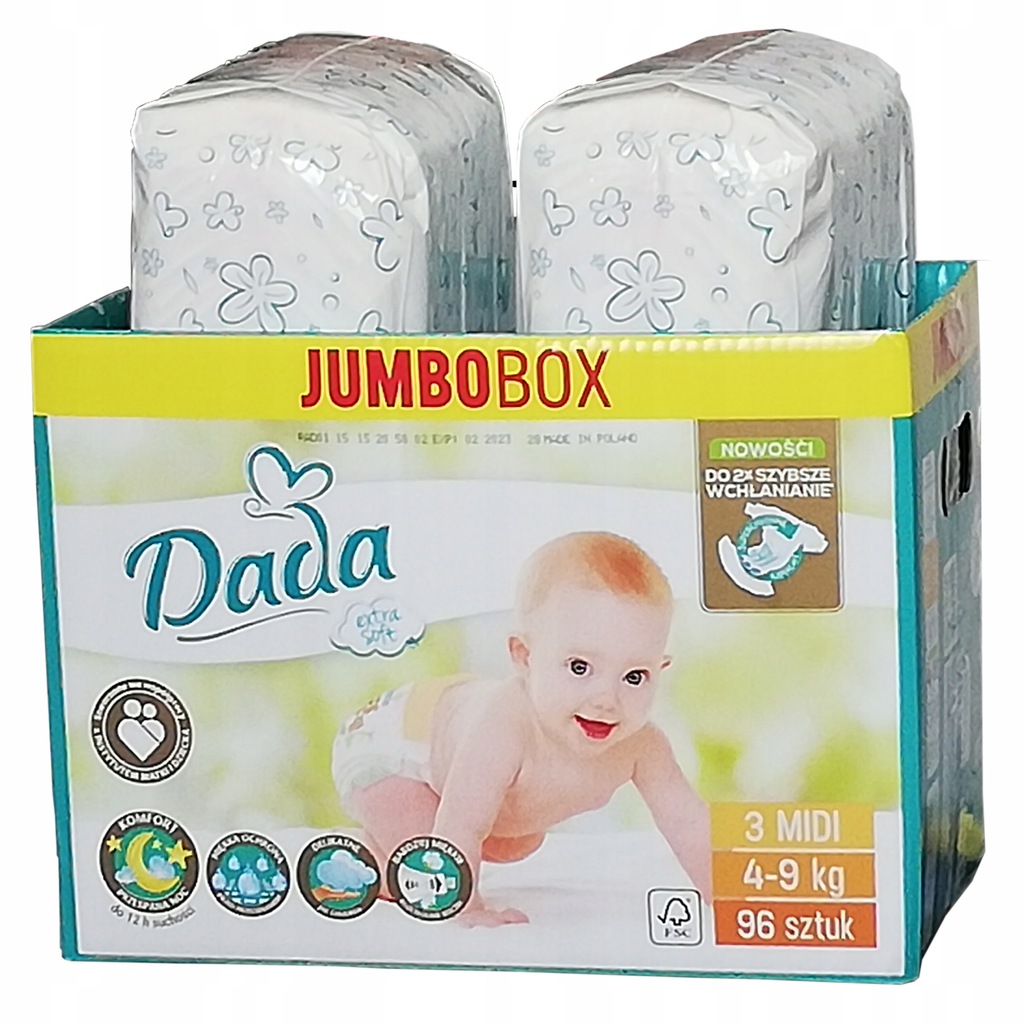 pampers giant pack 3 96 sztuk cena