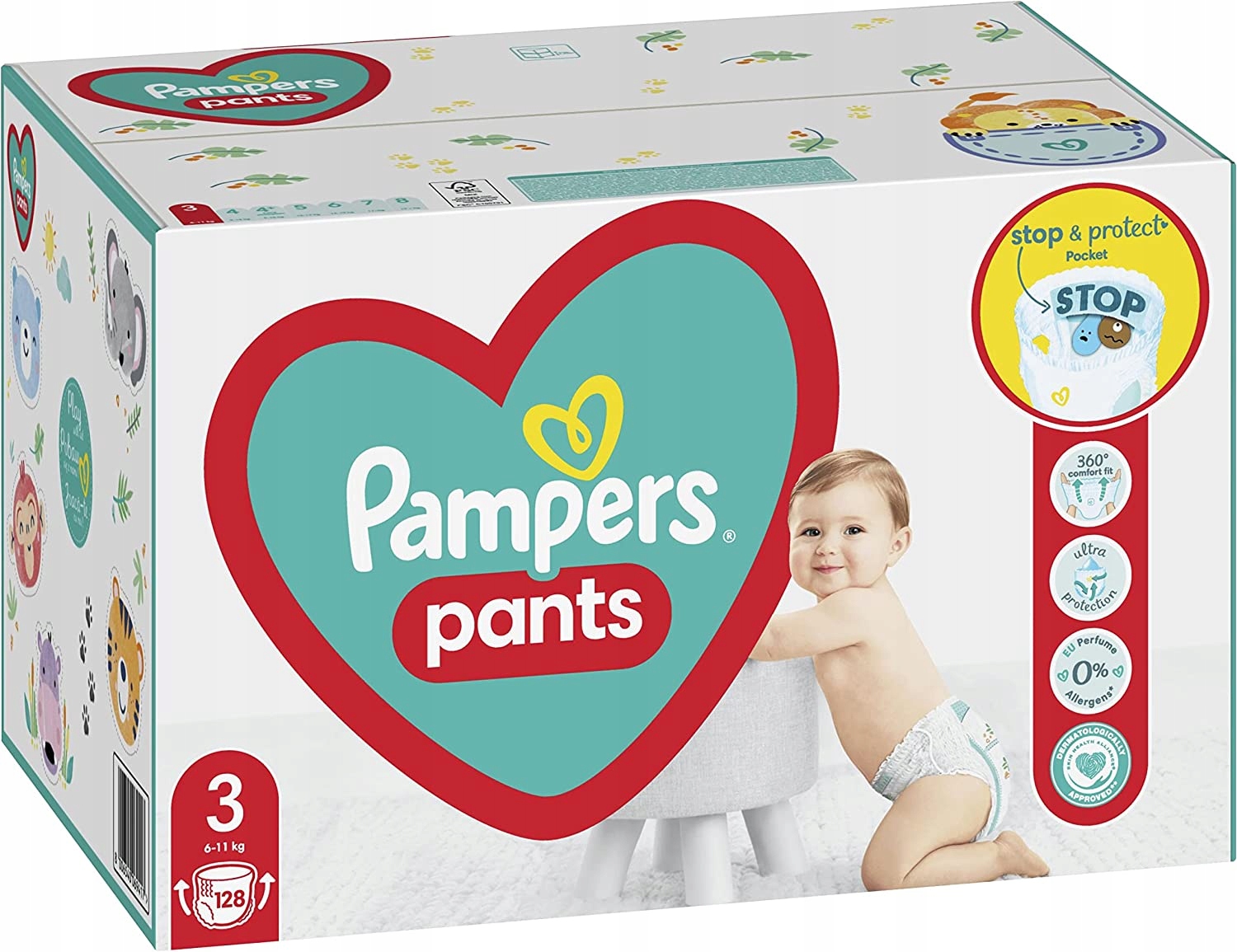 pampers pants a odparzona pupa