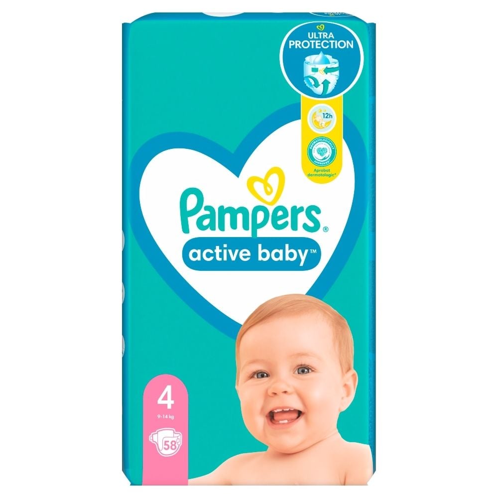 pampers active baby dry 4 plus