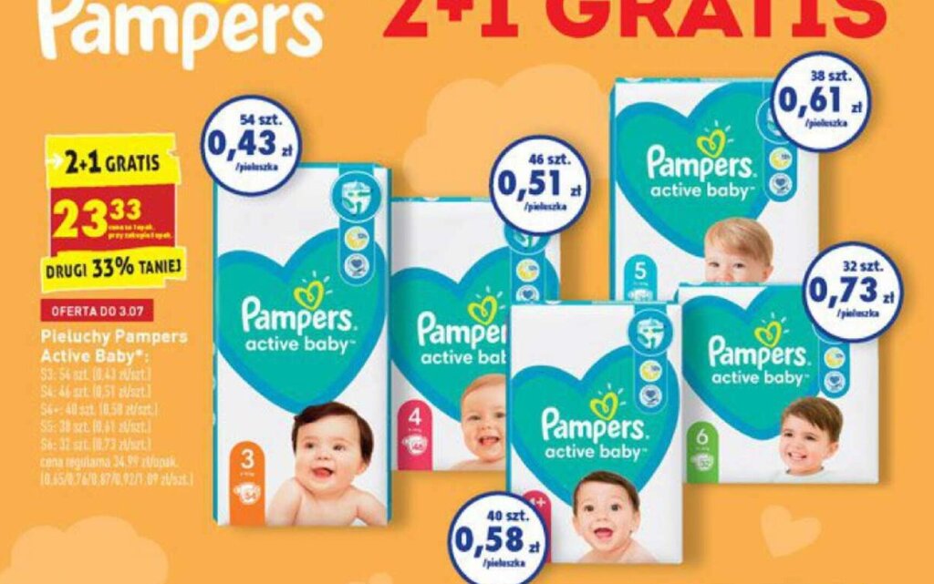 pieluszki pampers 5 lidl