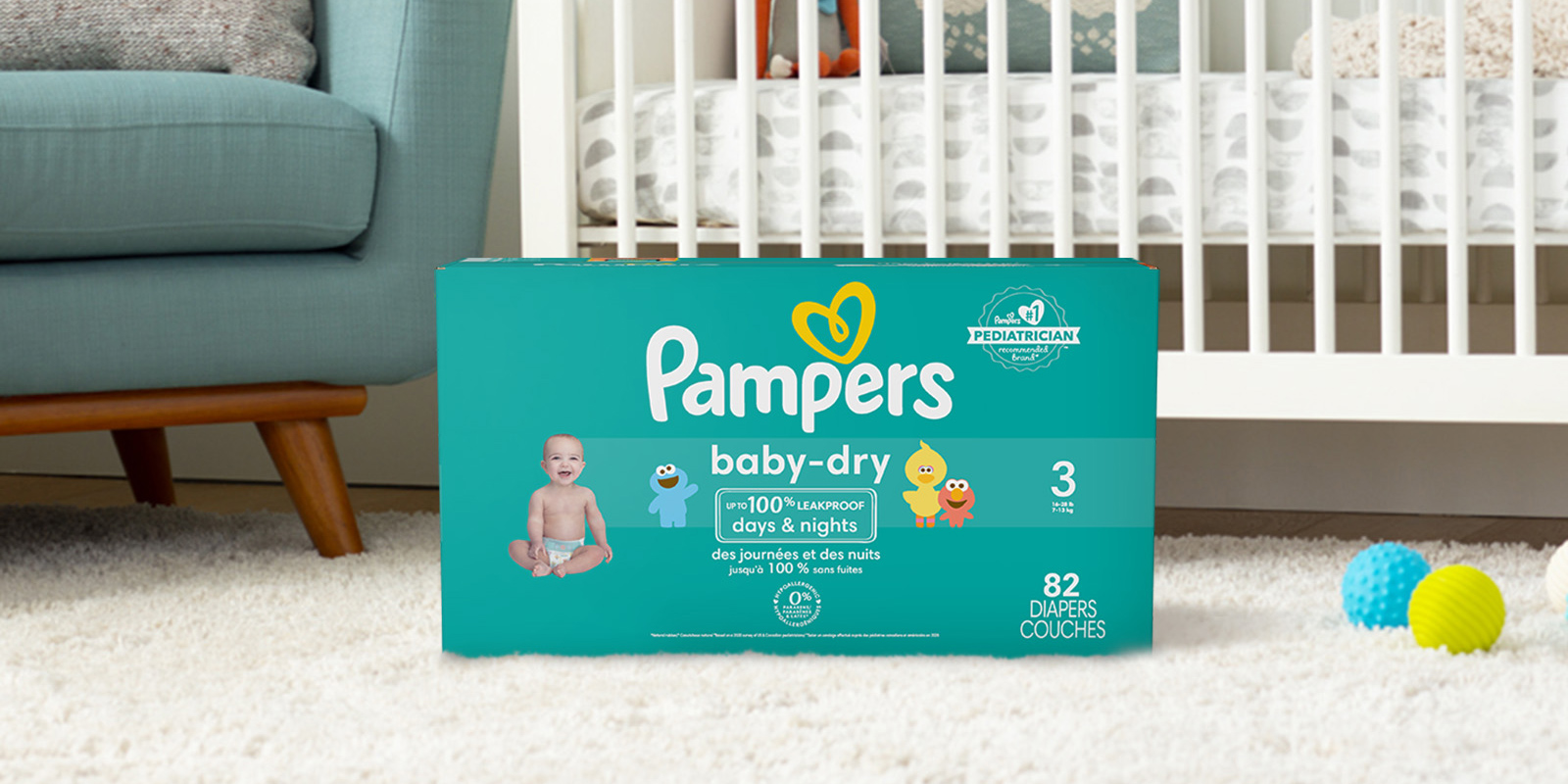 pampers active baby dry 6monthly pack