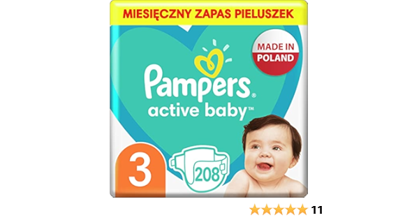 pampers new baby-dry pieluchy 1 newborn 2-5 kg