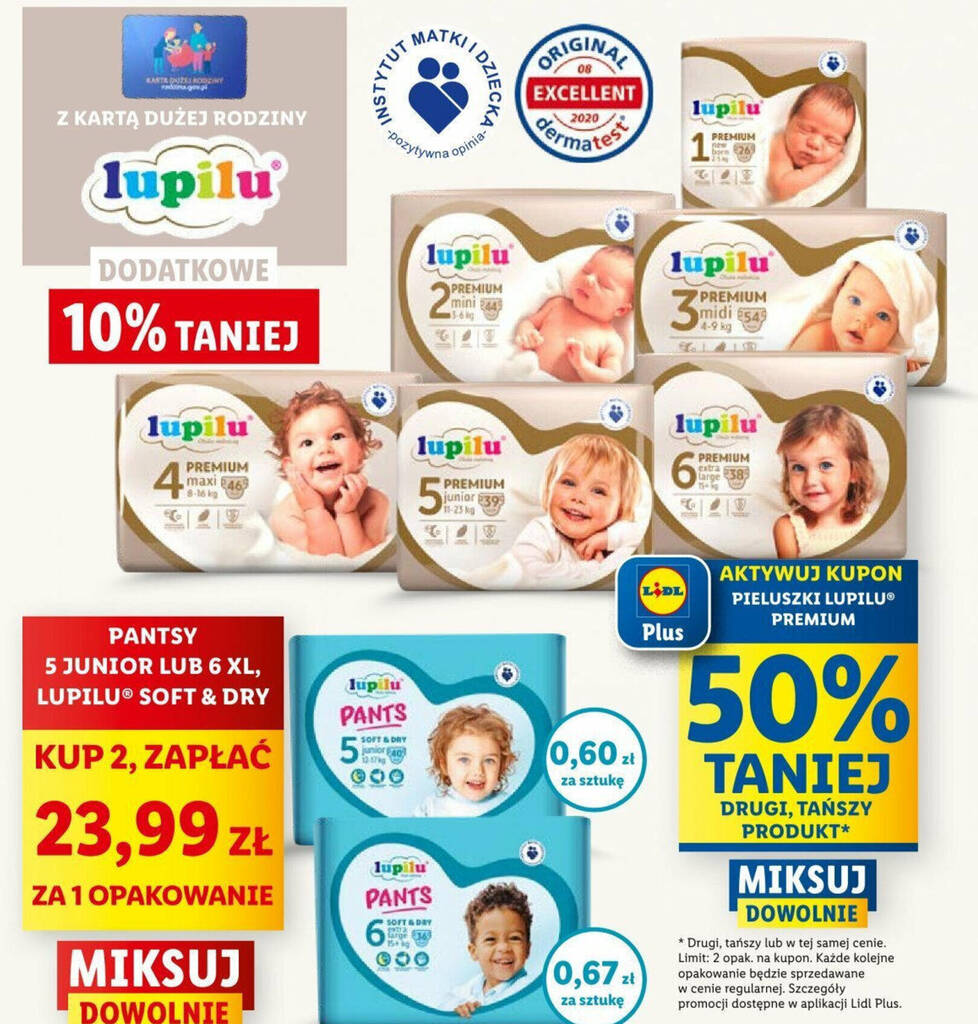 pampers korzysći