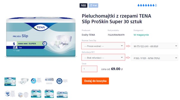 pampers palący sie