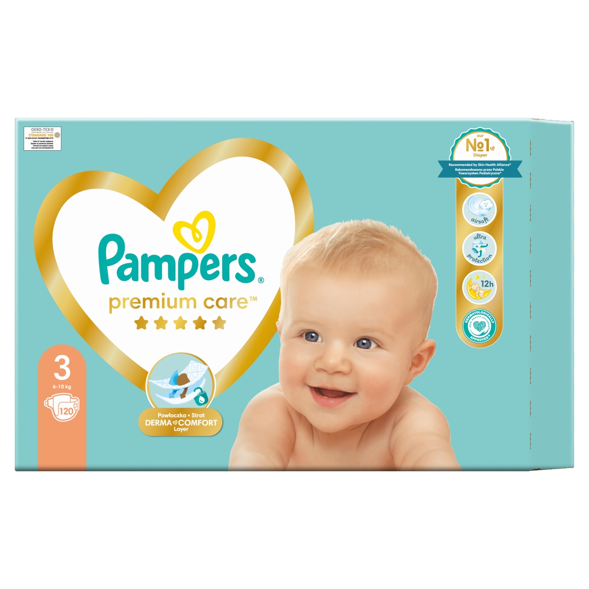 pampers new baby dry 144 sztuki