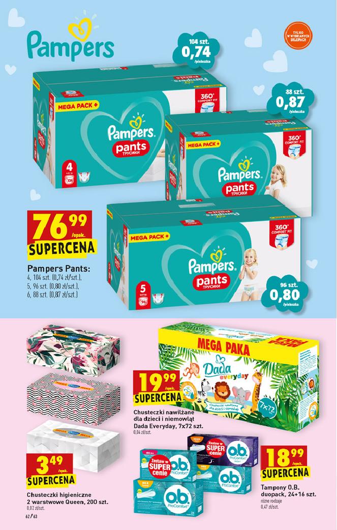 tanie pieluchy pampers premium care 3