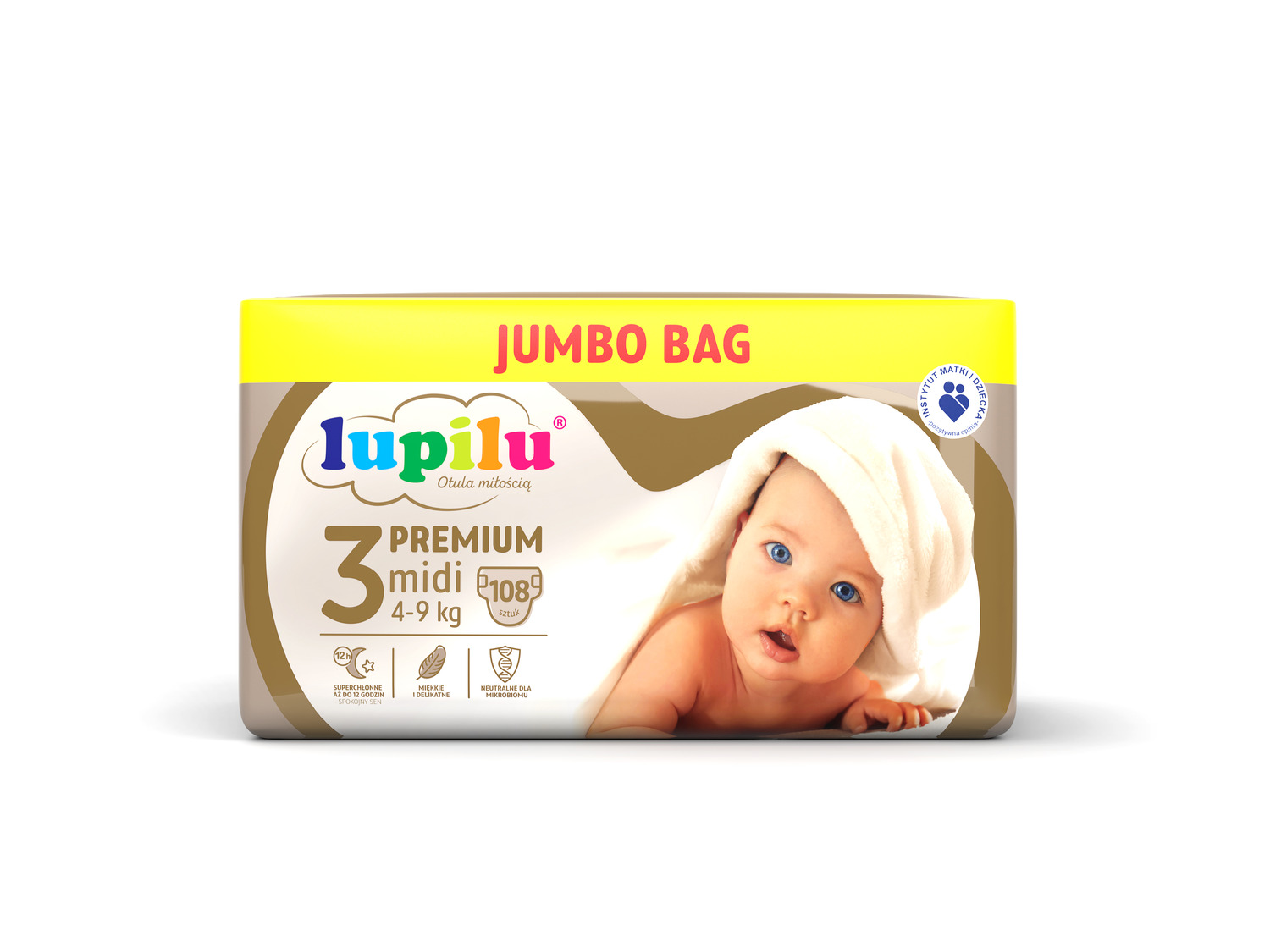 Japońskie pieluszki Whito M 6-11kg 3h 56szt