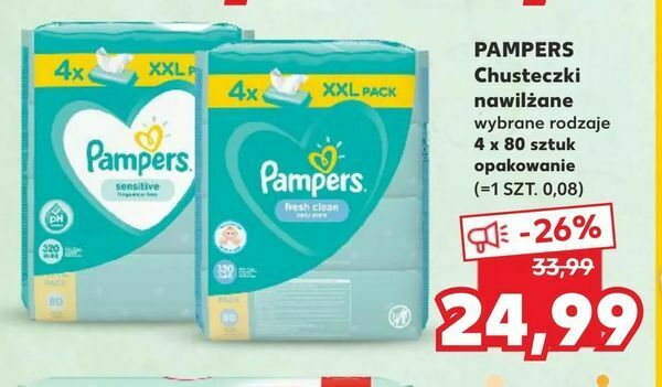 pieluchomajtki pampers taśma z tyłu