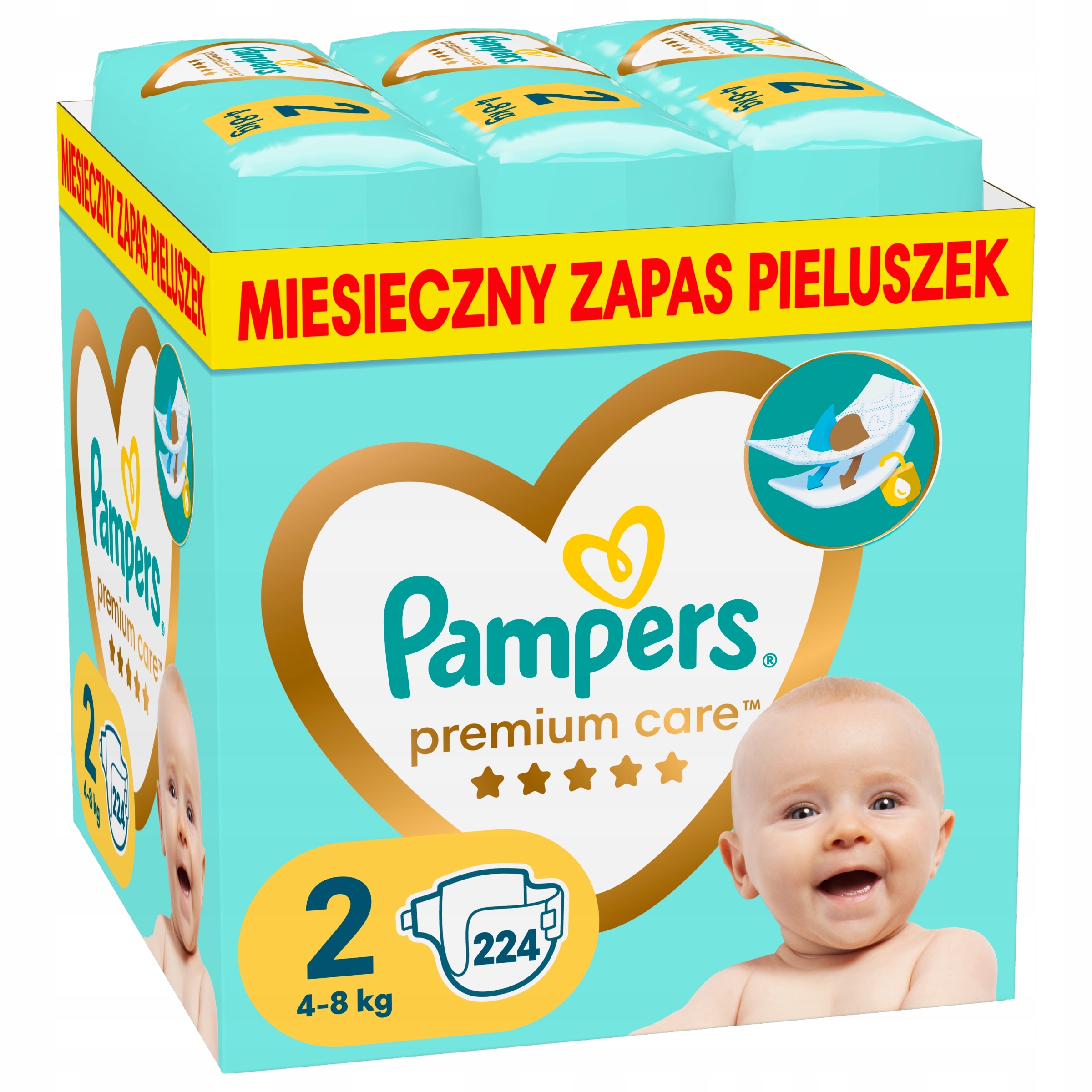 pampers 1 rodzaje