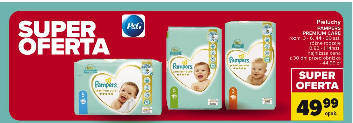 pieluchy pampers premium care 4 promocja