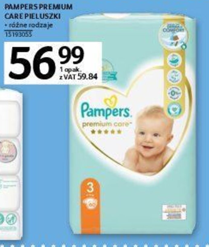 pampers premium care s3 120 sztuk