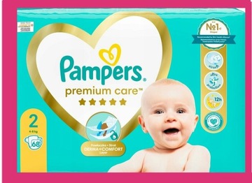 pampers premium care 1 2-5kg 88szt