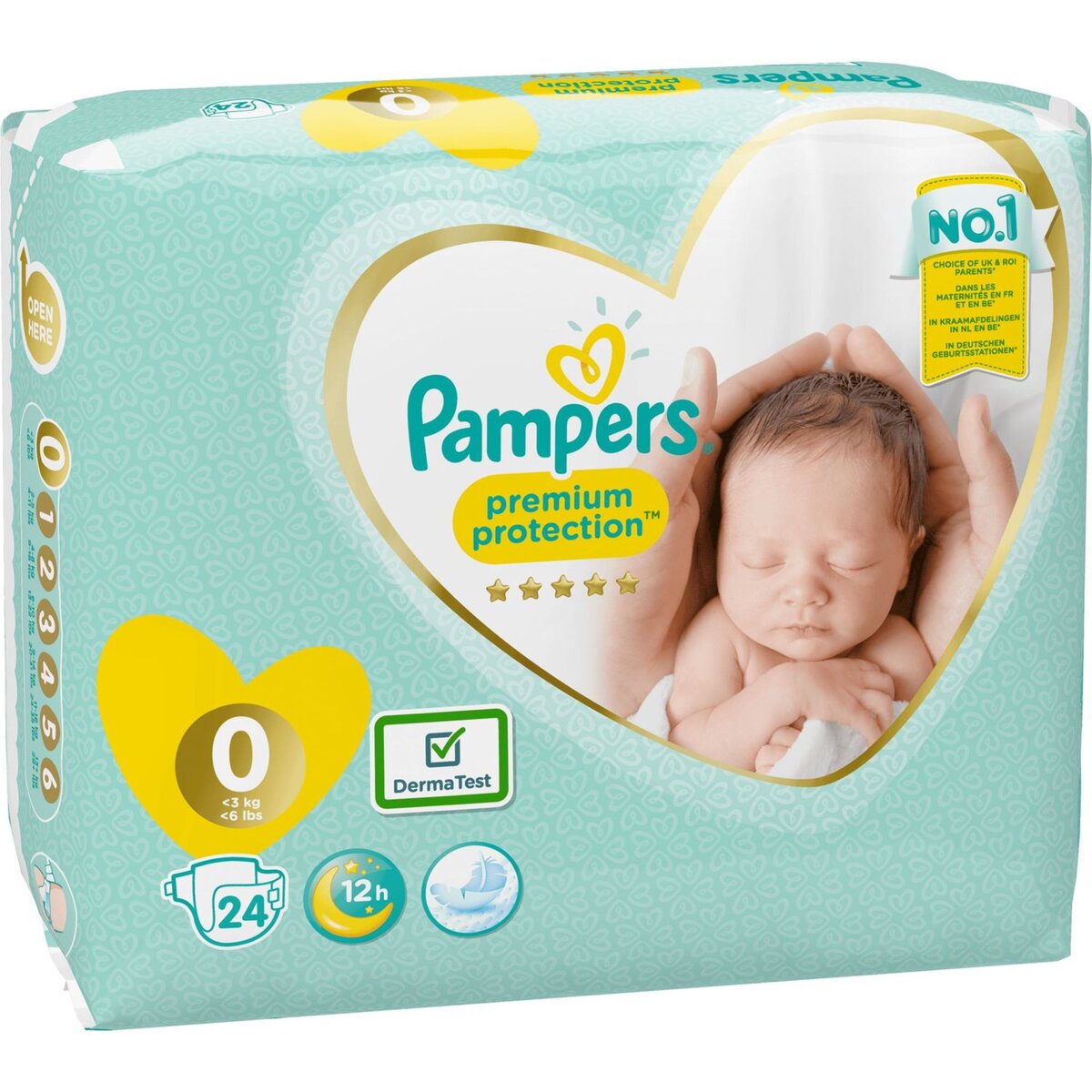 pampers 74 szt tesco