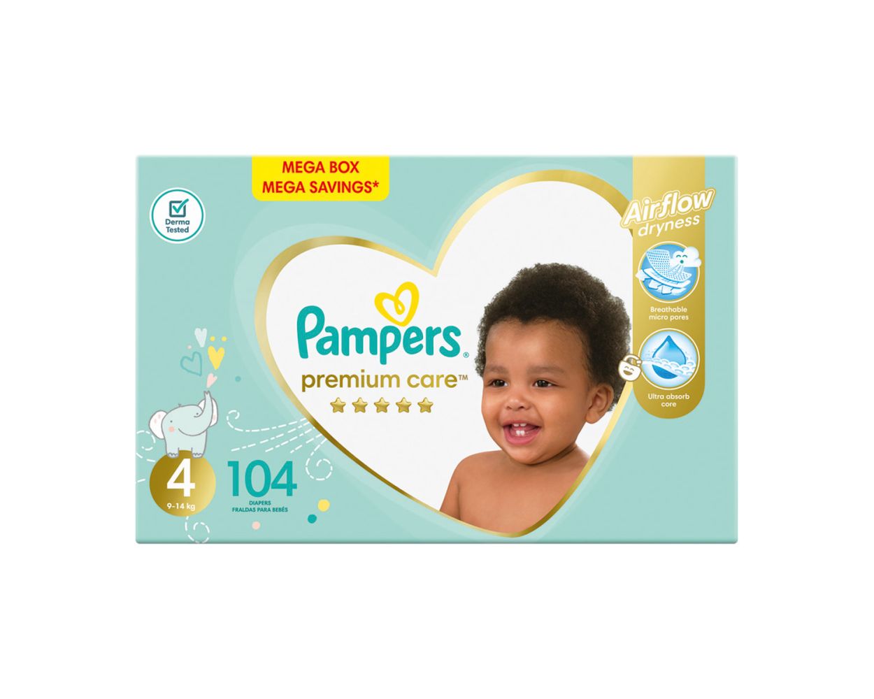 pampers active baby 4 62 szt tesco