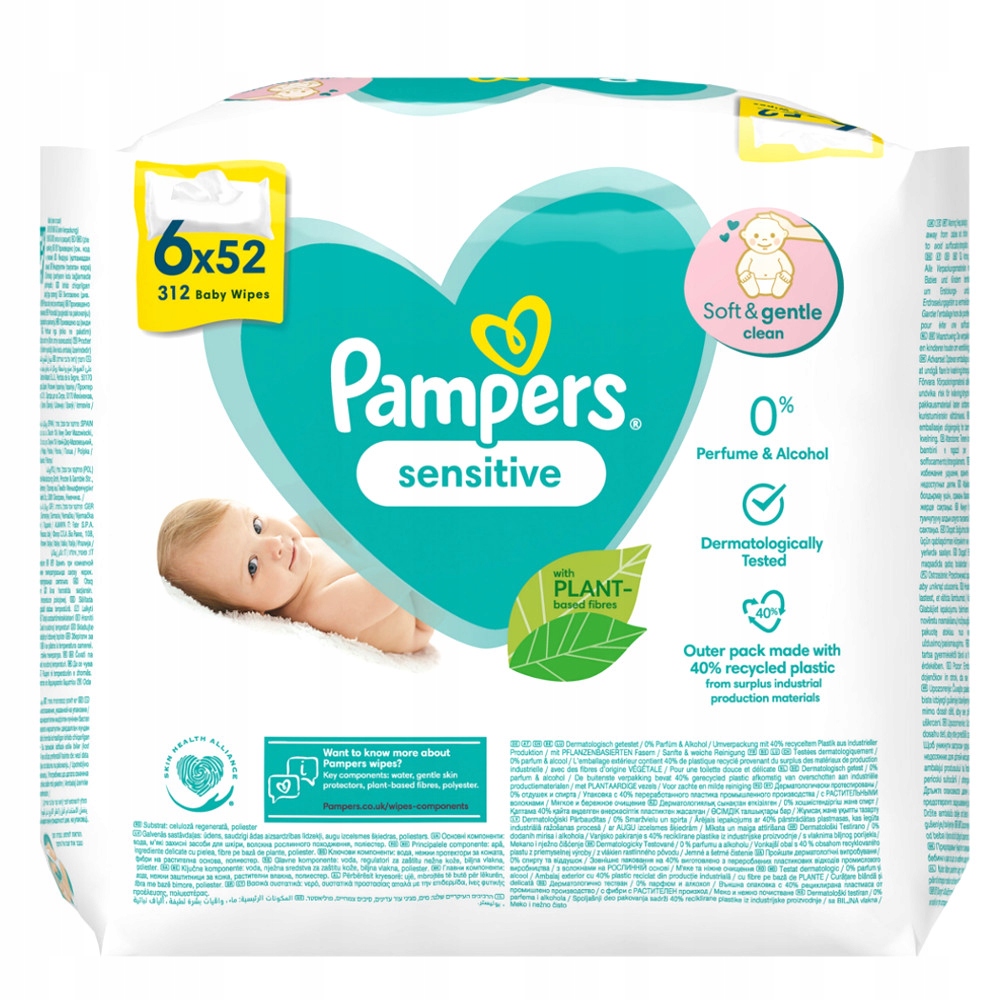 chusteczki nawilżane pampers sroka