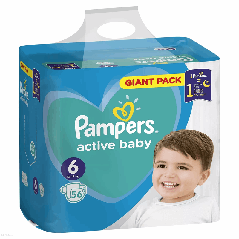 fresh clean pampers 4 x cena