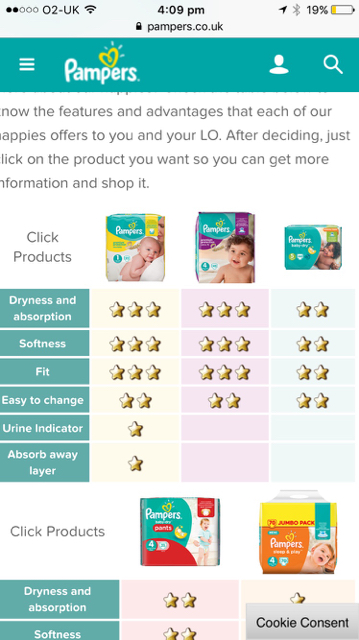 pieluchy newborn pampers