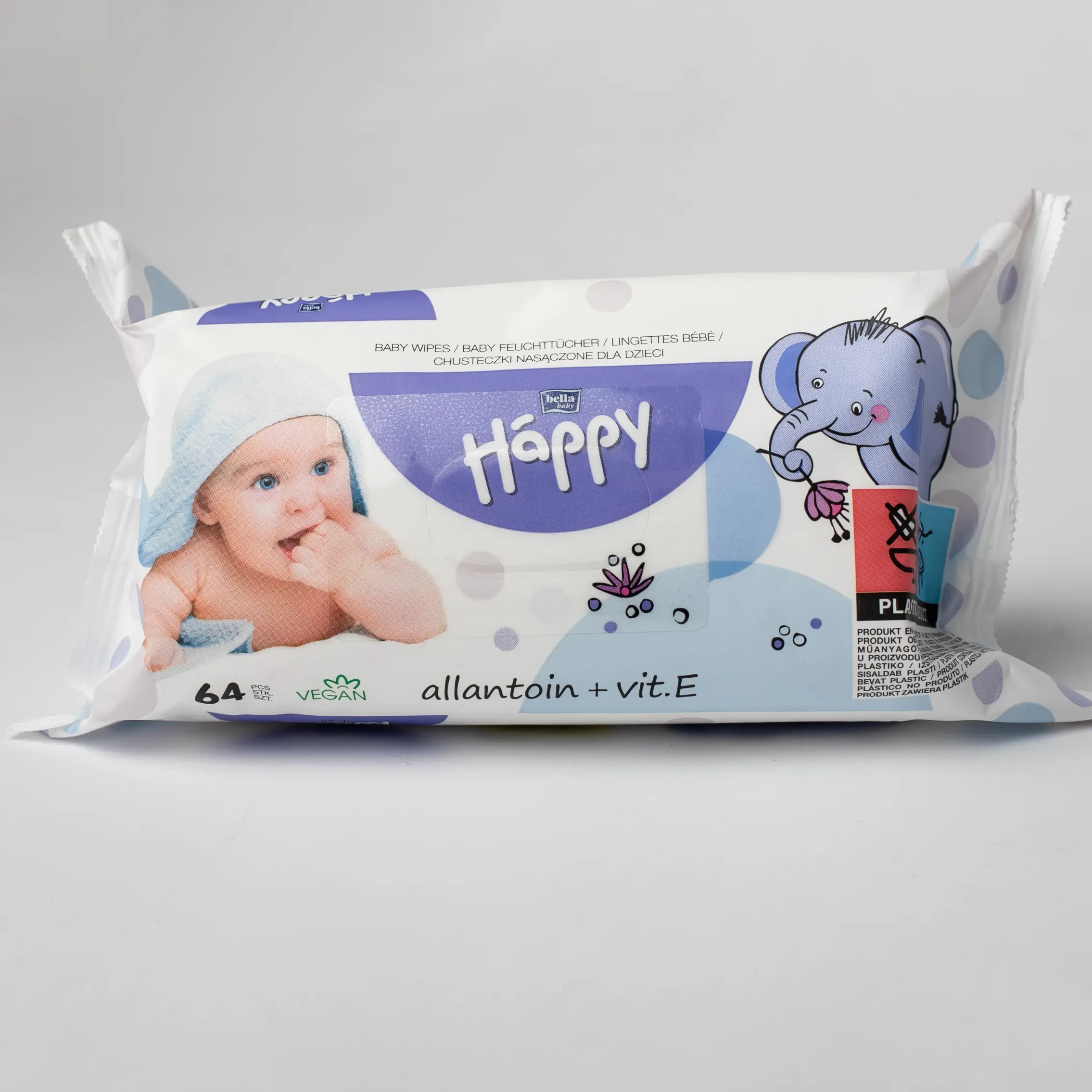 pampers sensitive chusteczki nawilżane 4x56 sztuk