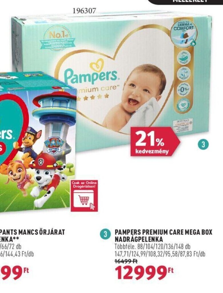 pampers 5 pants cena