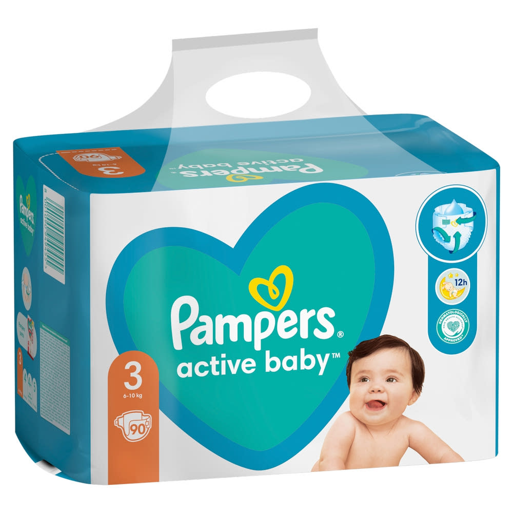 pieluchy pampers active baby premium care 4