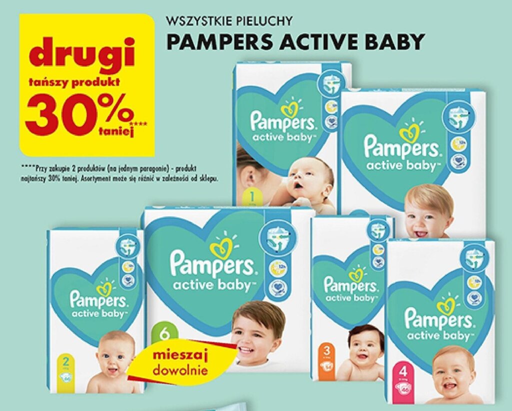 pampers active baby 4 9-14 kg ceneo