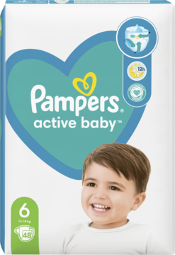 pampers active baby dry 6 extra large 15kg+