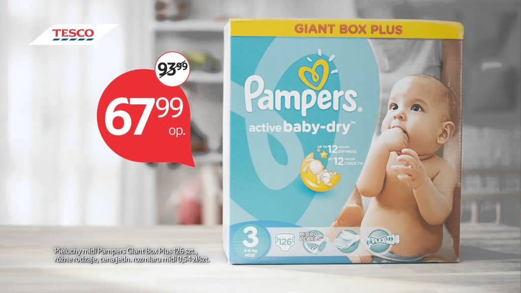 pampers cena jednostkowa