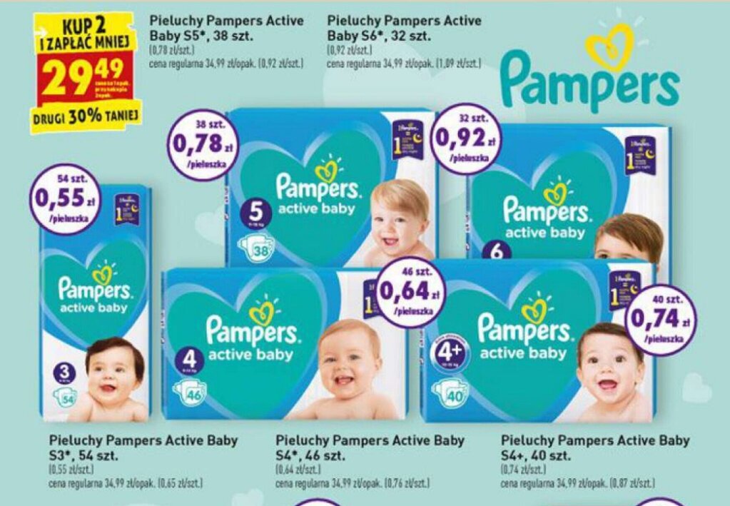 pieluchy pampers sleep&play opinie