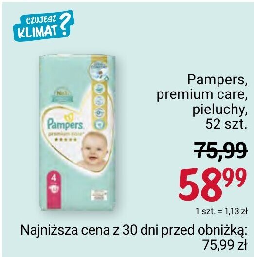 pampers premium care 1 pieluszki pieluchy 156szt