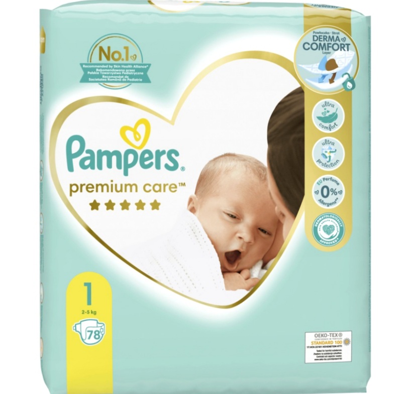 pieluchomajtki pampers 5 premiumcare